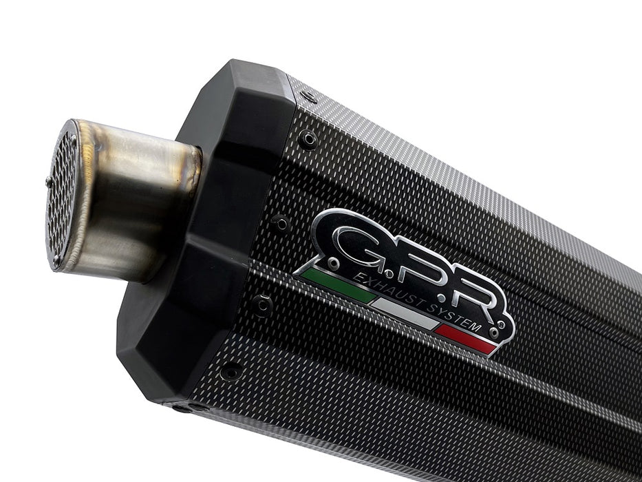 GPR Exhaust System Kawasaki ZZR1400 2012-2016, DUNE Poppy, Dual slip-on Including Removable DB Killers and Link Pipes