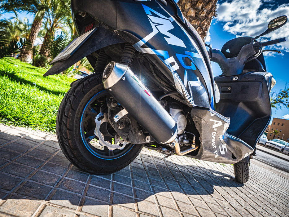 GPR Exhaust System Kymco Bet & Win 125 2000-2005, Evo4 Road, Full System Exhaust, Including Removable DB Killer