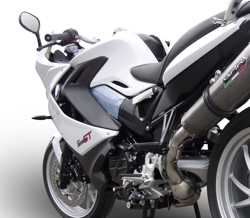 GPR Exhaust for Bmw F800GT 2012-2016, Gpe Ann. Poppy, Slip-on Exhaust Including Removable DB Killer and Link Pipe