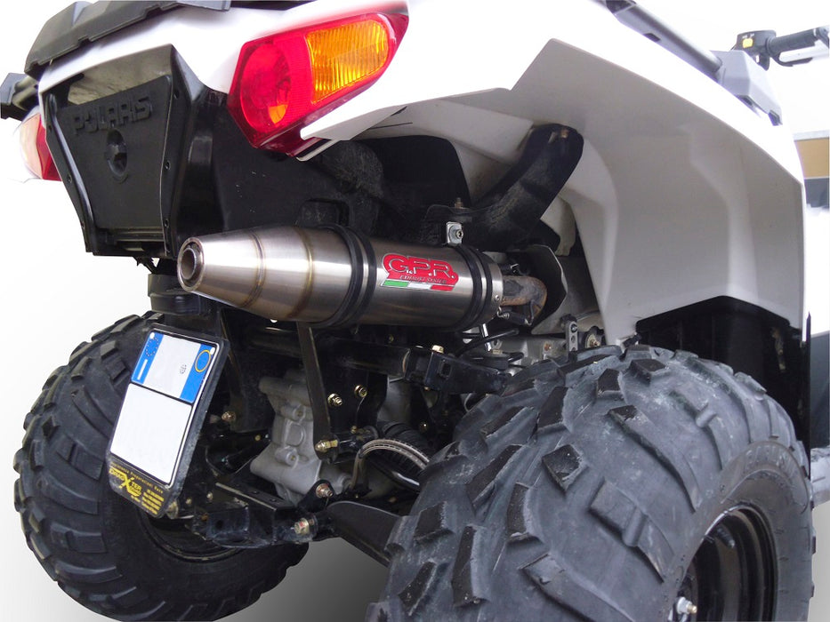 GPR Exhaust System Polaris Predator 500 2004-2010, Deeptone Atv, Full System Exhaust, Including Removable DB Killer