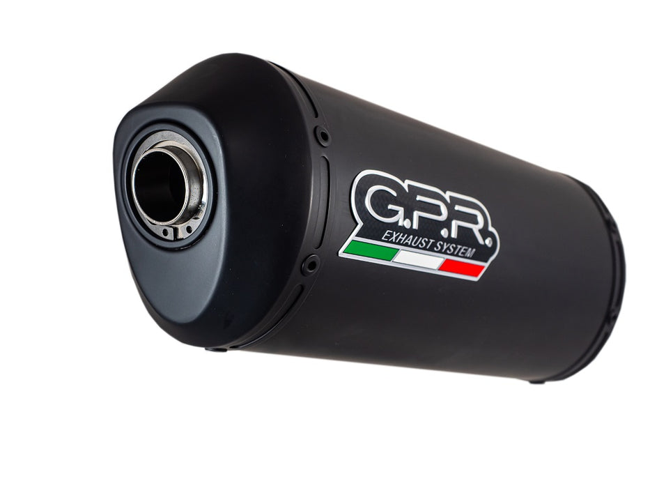 GPR Exhaust System Kawasaki Z750 Z750R 2007-2014, Ghisa , Slip-on Exhaust Including Removable DB Killer and Link Pipe