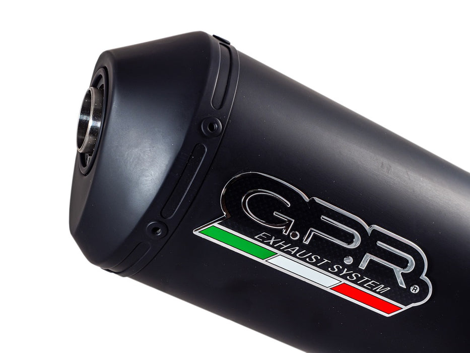 GPR Exhaust System Kawasaki Ninja 250R 2007-2014, Ghisa , Slip-on Exhaust Including Removable DB Killer and Link Pipe