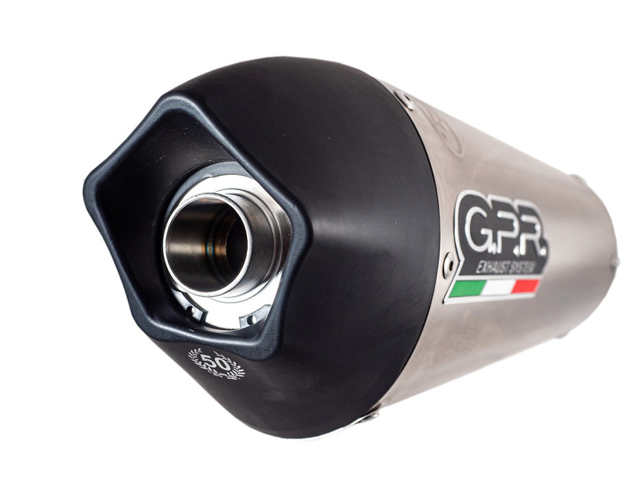 GPR Exhaust System Honda CB650F 2014-2016, Gpe Ann. titanium, Full System Exhaust, Including Removable DB Killer