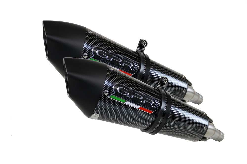GPR Exhaust System Triumph Speed Triple 1050 2011-2015, Gpe Ann. Poppy, Dual slip-on Including Removable DB Killers and Link Pipes