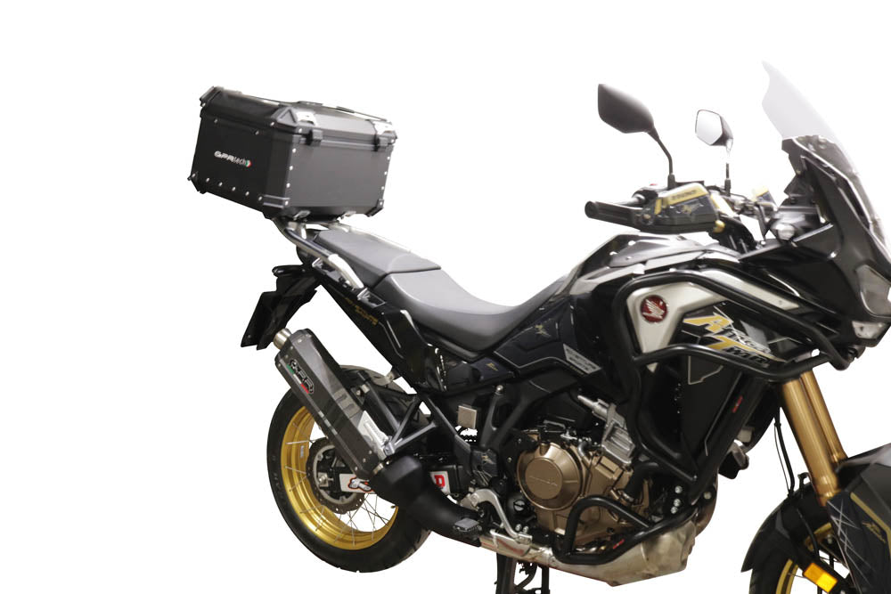 Honda Crf 1100 L Africa Twin 2021-2023 GPR TECH 35 L Aluminum Top Case in Black with Specific Plate Included