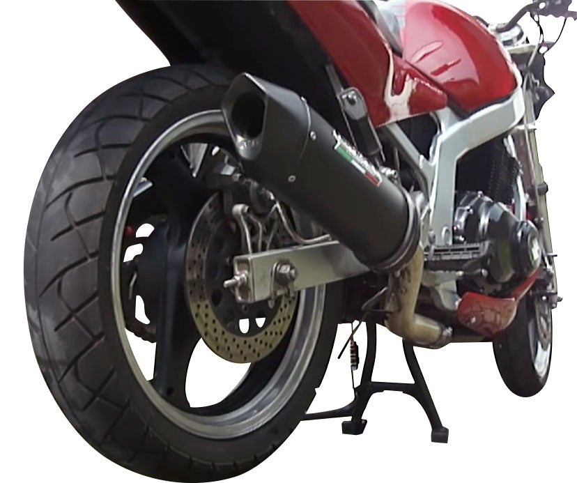 GPR Exhaust System Suzuki Gs 500 E - F 1989-2007, Furore Poppy, Slip-on Exhaust Including Removable DB Killer and Link Pipe