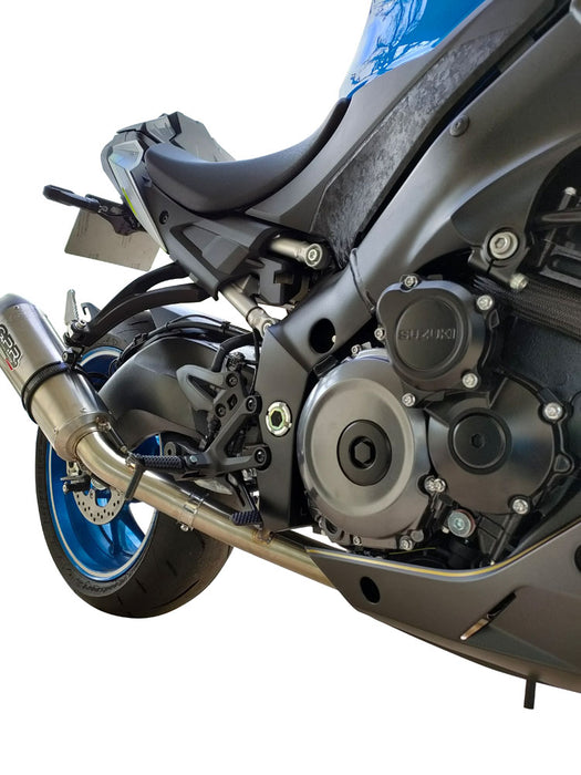 GPR Exhaust System Suzuki GSXS 1000 2015-2016, Gpe Ann. titanium, Full System Exhaust, Including Removable DB Killer