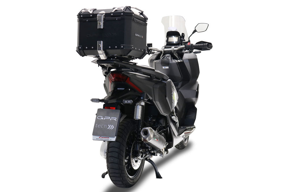 Honda Forza 125 2015-2023 GPR TECH 26 L Aluminum Top Case in Black with Specific Plate Included