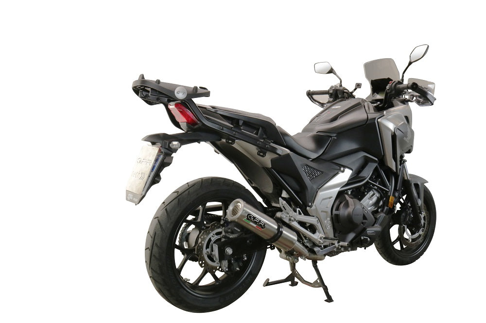 GPR Exhaust System Honda NC750X NC750S DCT 2021-2023, M3 Inox , Slip-on Exhaust Including Removable DB Killer and Link Pipe