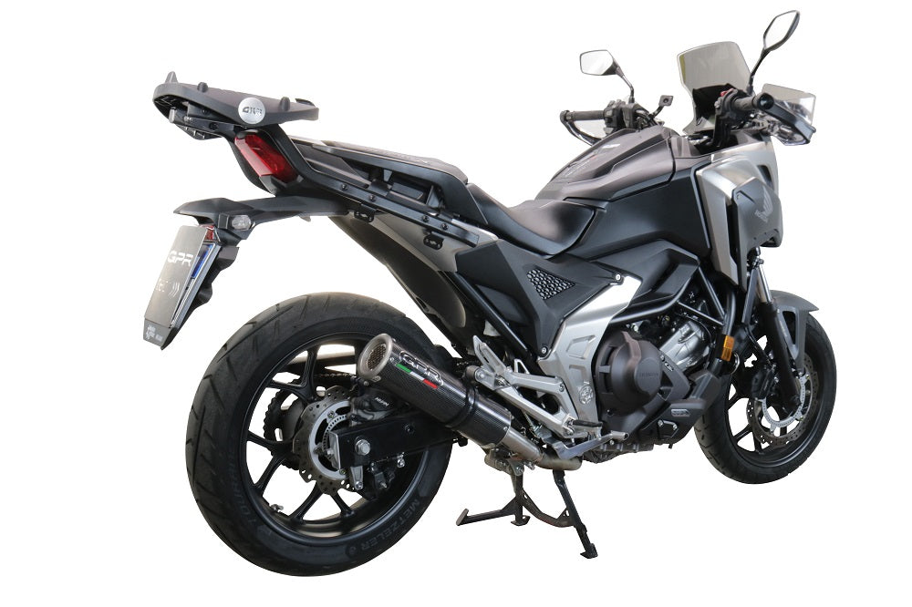 GPR Exhaust System Honda NC750X NC750S DCT 2014-2015, M3 Inox , Slip-on Exhaust Including Removable DB Killer and Link Pipe