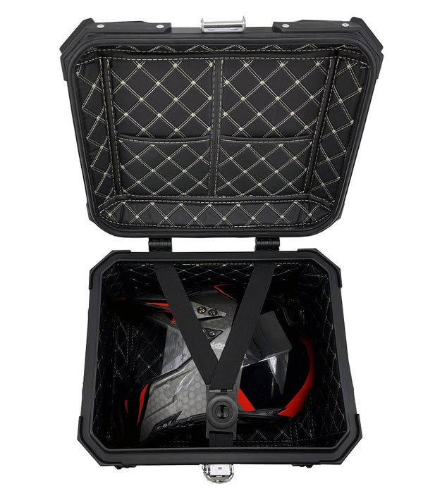 Honda X-Adv 750 2021-2023 GPR TECH 35 L Aluminum Top Case in Black with Specific Plate Included