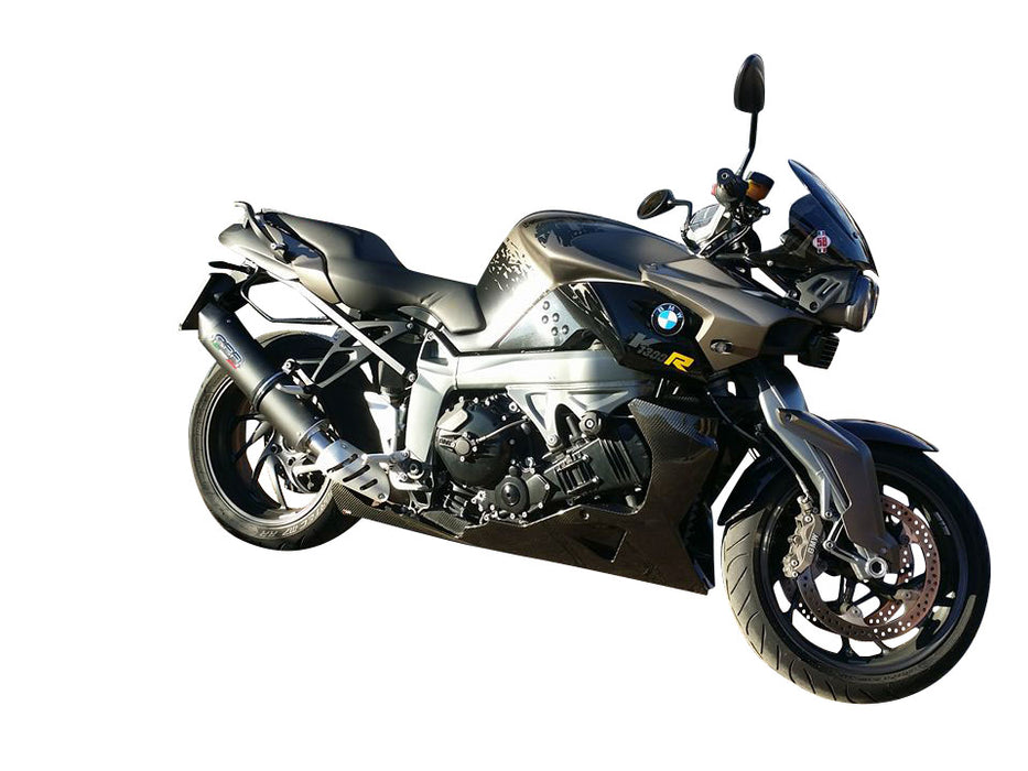 GPR Exhaust for Bmw K1300S K1300R 2009-2014, Furore Nero, Slip-on Exhaust Including Removable DB Killer and Link Pipe