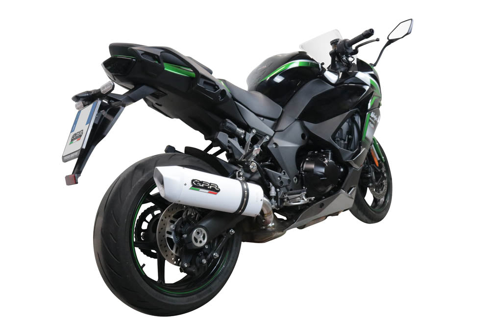 GPR Exhaust System Kawasaki Ninja 1000 Sx 2021-2023, Albus Evo4, Slip-on Exhaust Including Removable DB Killer and Link Pipe