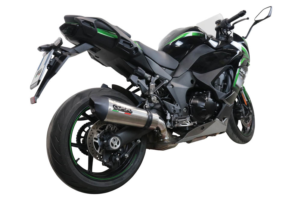 GPR Exhaust System Kawasaki Ninja 1000 Sx 2020-2020, GP Evo4 Titanium, Slip-on Exhaust Including Removable DB Killer and Link Pipe