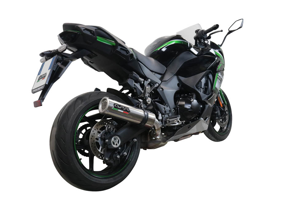 GPR Exhaust System Kawasaki Ninja 1000 Sx 2020-2020, M3 Inox , Slip-on Exhaust Including Removable DB Killer and Link Pipe