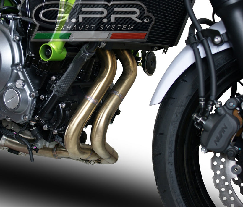 GPR Exhaust System Kawasaki Ninja 650 2017-2020, Gpe Ann. Poppy, Full System Exhaust, Including Removable DB Killer