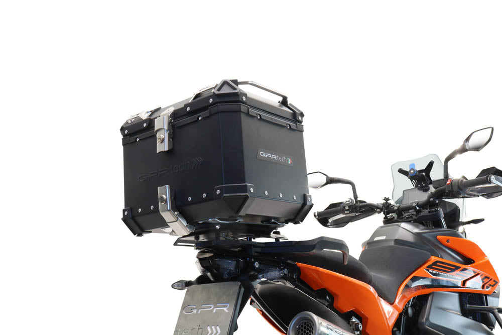 Ktm Lc 8 Adventure 1090 2017-2020 GPR TECH 35 L Aluminum Top Case in Black with Specific Plate Included