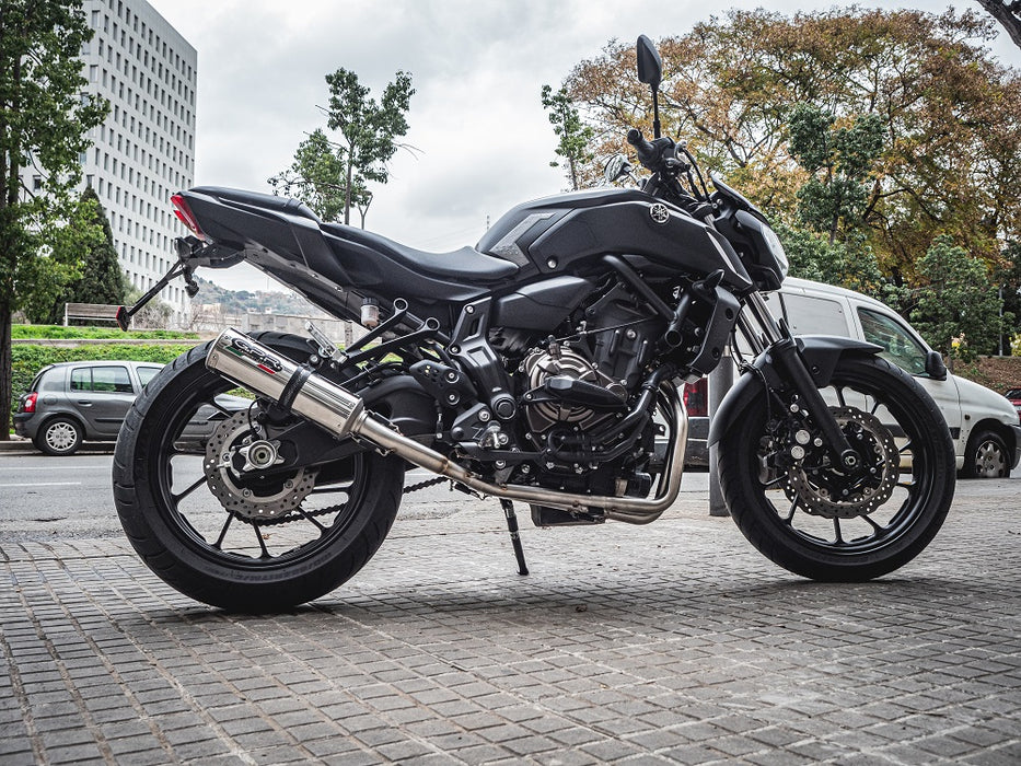 GPR Exhaust System Yamaha MT07 2014-2016, M3 Inox , Full System Exhaust, Including Removable DB Killer