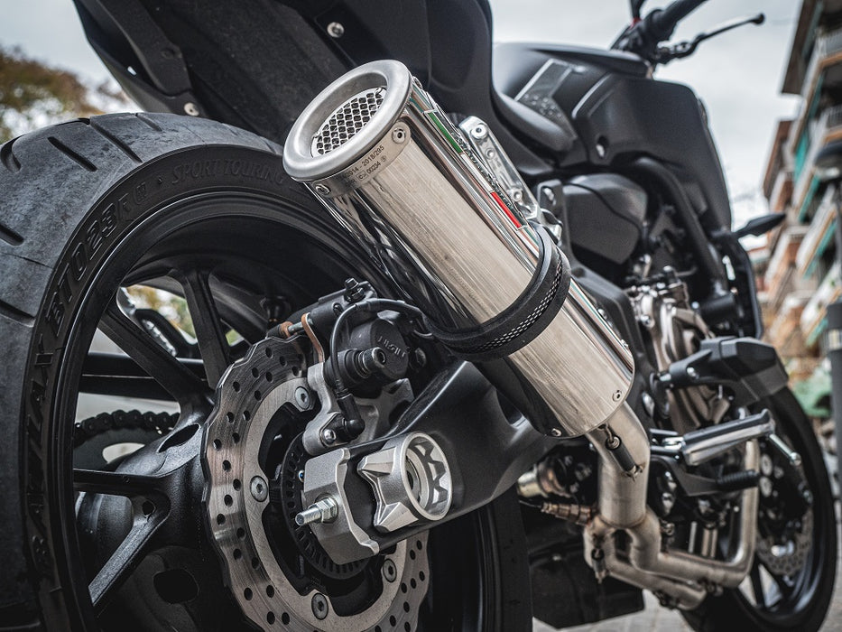 GPR Exhaust System Yamaha MT07 2014-2016, M3 Inox , Full System Exhaust, Including Removable DB Killer