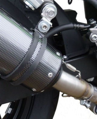 GPR Exhaust System Kawasaki Ninja 300R 2012-2017, M3 Inox , Slip-on Exhaust Including Removable DB Killer and Link Pipe