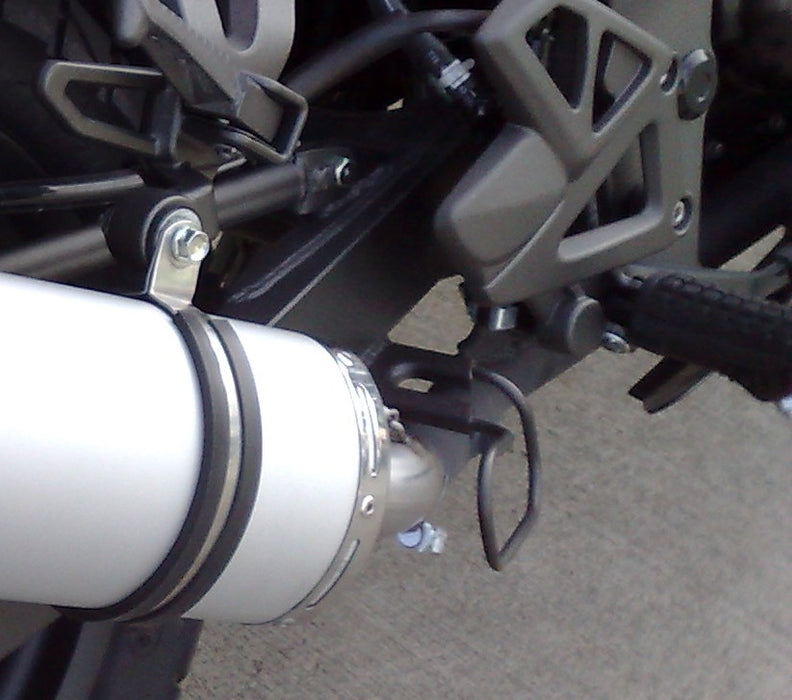 GPR Exhaust System Kymco Quannon 125 2007-2016, Furore Nero, Slip-on Exhaust Including Removable DB Killer and Link Pipe