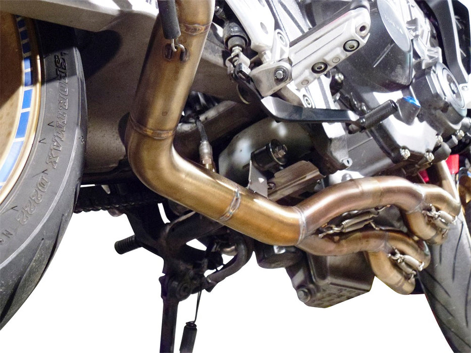 GPR Exhaust System Honda CB650F 2014-2016, Albus Ceramic, Full System Exhaust, Including Removable DB Killer