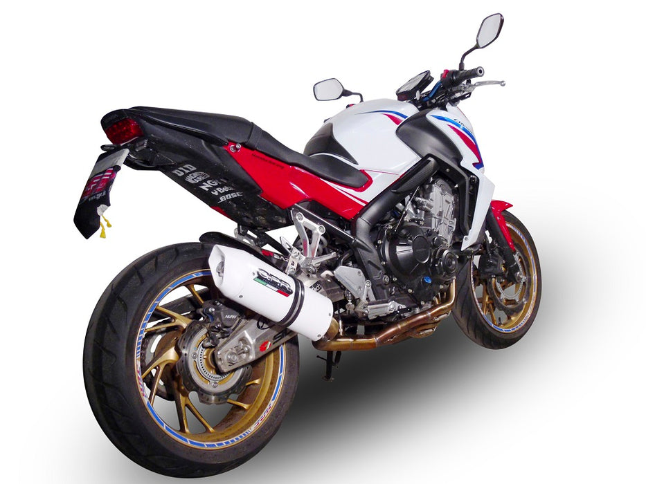 GPR Exhaust System Honda CB650F 2017-2018, Albus Evo4, Full System Exhaust, Including Removable DB Killer