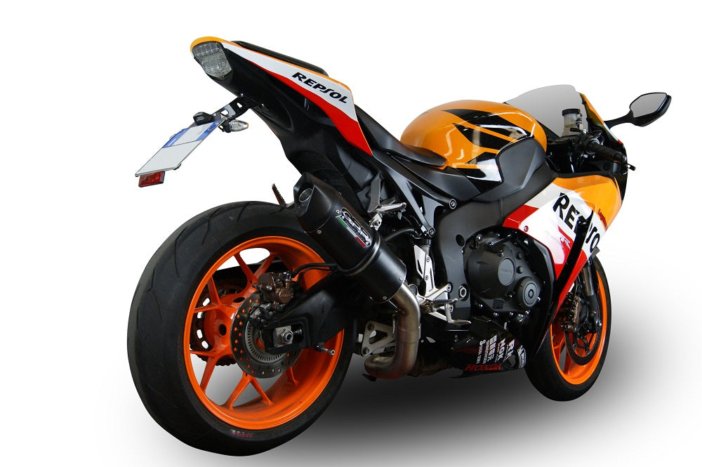 GPR Exhaust System Honda CBR1000RR 2014-2016, Furore Nero, Slip-on Exhaust Including Removable DB Killer and Link Pipe