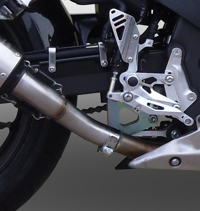 GPR Exhaust System Honda CBR500R 2012-2018, Gpe Ann. titanium, Slip-on Exhaust Including Link Pipe