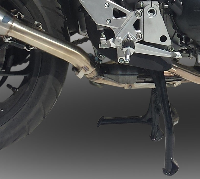 GPR Exhaust System Honda VFR800X 2017-2020, M3 Titanium Natural, Slip-on Exhaust Including Removable DB Killer and Link Pipe