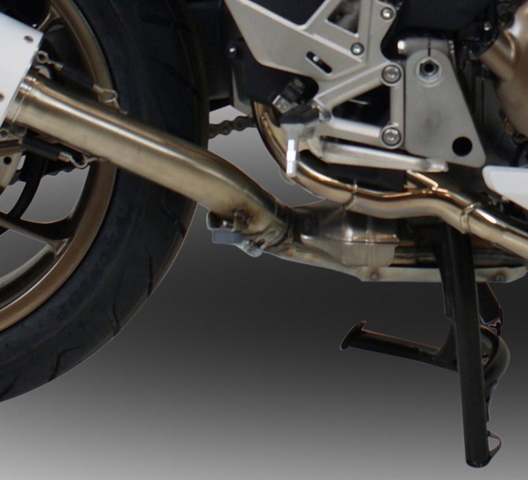 GPR Exhaust System Honda VFR800F 2014-2016, M3 Poppy , Slip-on Exhaust Including Removable DB Killer and Link Pipe