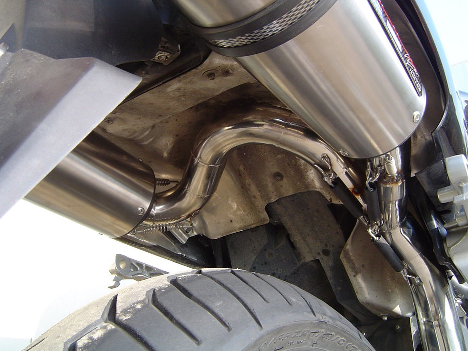 GPR Exhaust System Honda VFR800 V-Tec 2002-2013, Albus Ceramic, Dual slip-on Including Removable DB Killers and Link Pipes