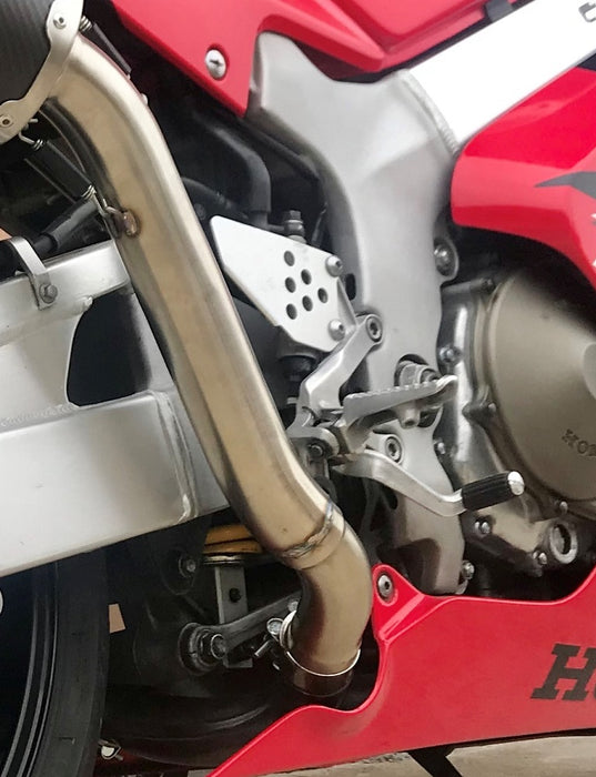 GPR Exhaust System Honda VTR1000 Sp-1 RC51 2000-2001, Satinox , Dual slip-on Including Removable DB Killers and Link Pipes