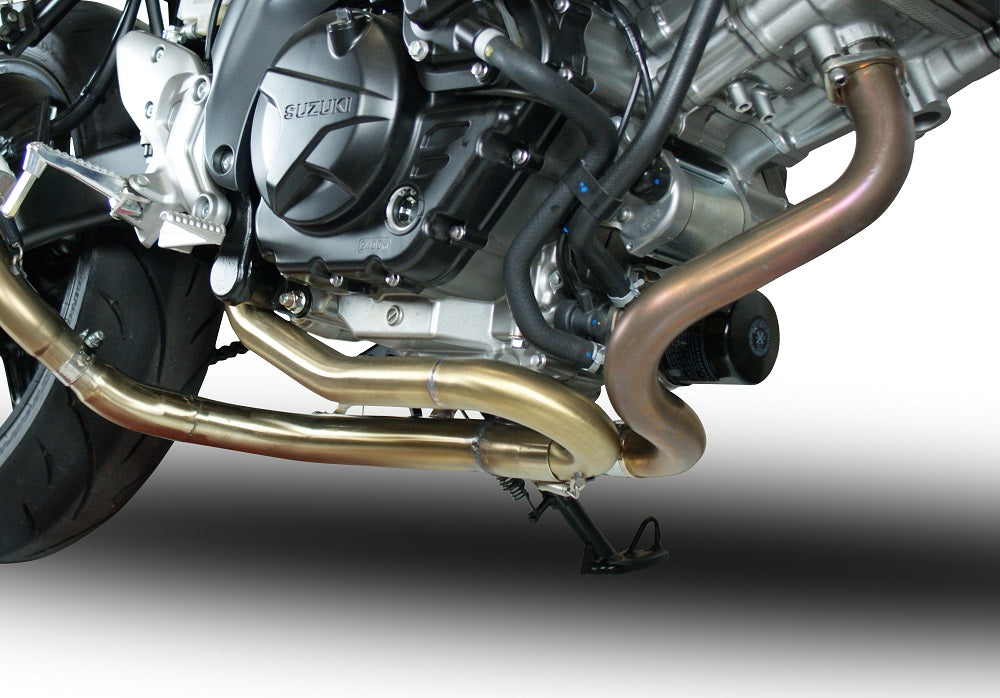 GPR Exhaust System Suzuki SV650A 2021-2023, Furore Evo4 Nero, Slip-on Exhaust Including Removable DB Killer and Link Pipe
