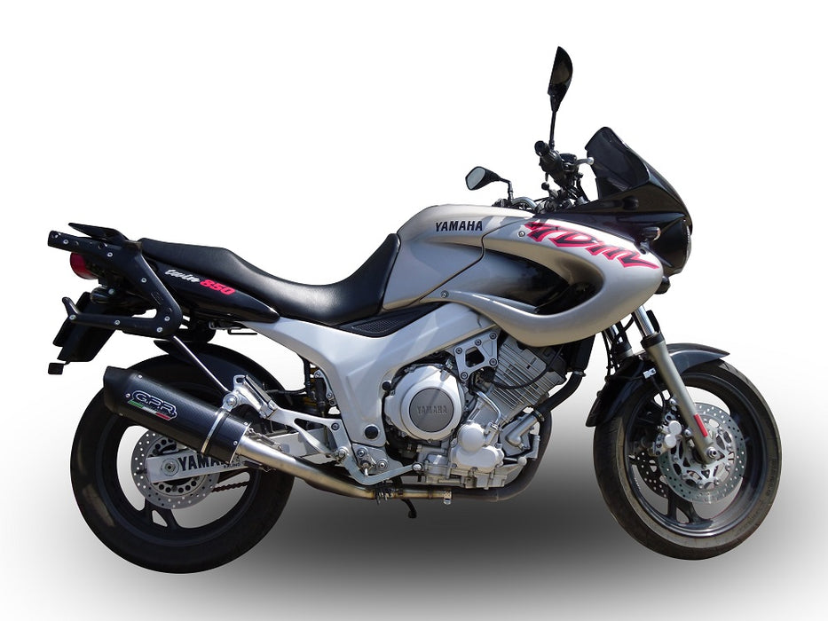 GPR Exhaust System Yamaha Tdm 850 1991-2001, Furore Nero, Slip-on Exhaust Including Removable DB Killer and Link Pipe