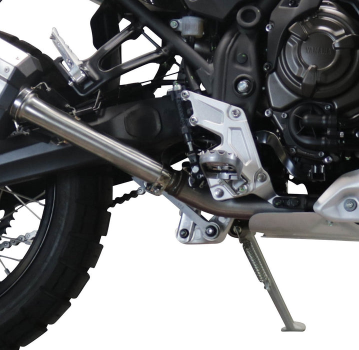 GPR Exhaust System Yamaha Tenere 700 2021-2023, Furore Evo4 Nero, Slip-on Exhaust Including Removable DB Killer and Link Pipe