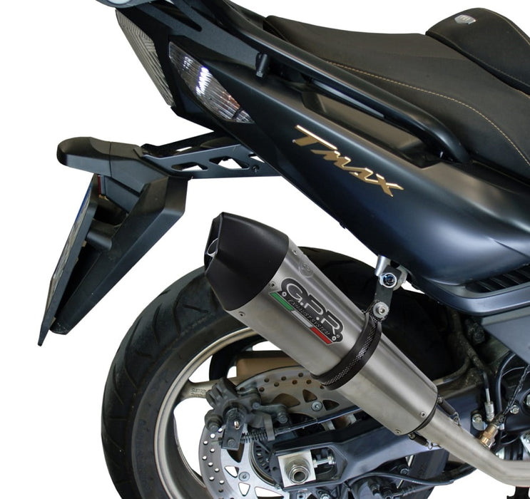 GPR Exhaust System Yamaha T-Max 530 2012-2016, Gpe Ann. titanium, Full System Exhaust, Including Removable DB Killer