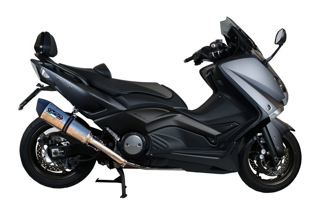 GPR Exhaust System Yamaha T-Max 530 2012-2016, Gpe Ann. titanium, Full System Exhaust, Including Removable DB Killer