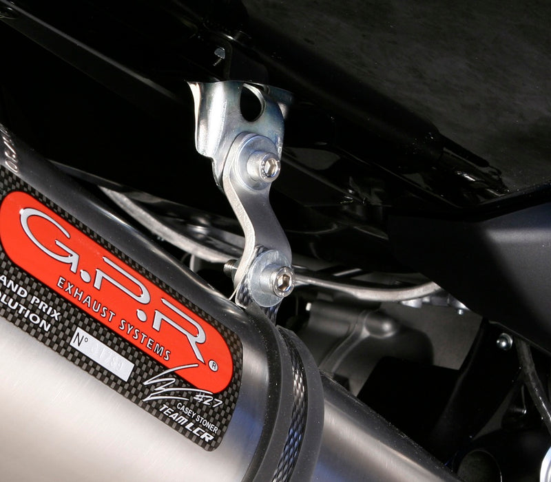 GPR Exhaust System Yamaha T-Max 500 2001-2011, Satinox , Full System Exhaust, Including Removable DB Killer