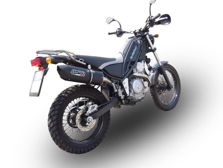 GPR Exhaust System Yamaha Tricker 250 2005-2008, Furore Nero, Full System Exhaust, Including Removable DB Killer