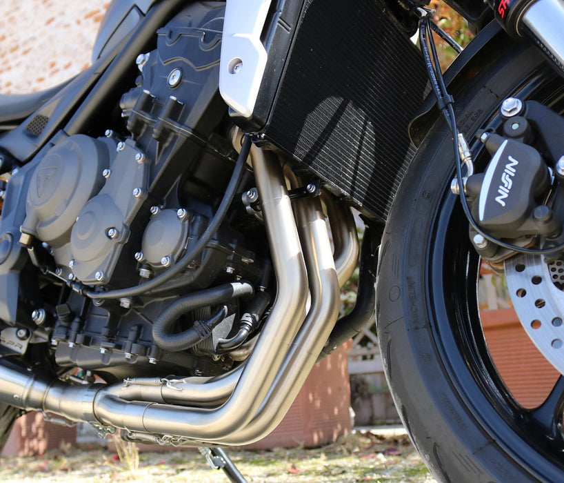 GPR Exhaust System Triumph Tiger Sport 660 2022-2023, Deeptone Inox, Full System Exhaust, Including Removable DB Killer