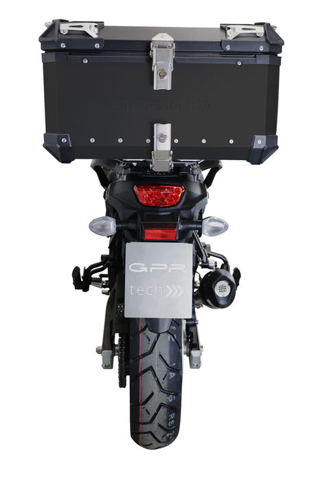 Suzuki V-Strom 800DE 2023-2024 GPR TECH 55 L Aluminum Top Case in Black with Specific Plate Included