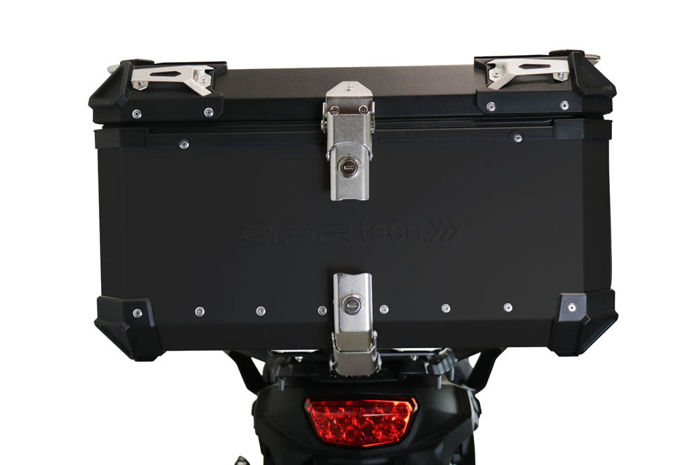 Suzuki V-Strom Dl 1000 2014-2016 GPR TECH 55 L Aluminum Top Case in Black with Specific Plate Included