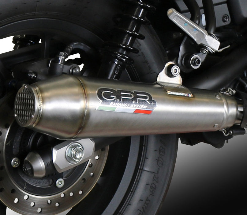 GPR Exhaust Zontes 350 T2 2022-2023, Ultracone, Slip-on Exhaust Including Removable DB Killer and Link Pipe