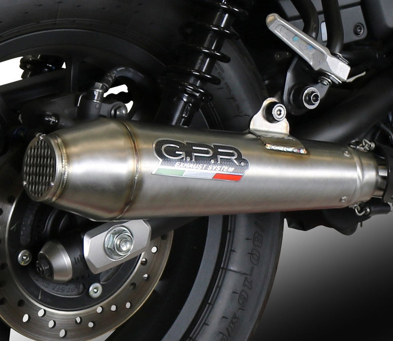 GPR Exhaust Royal Enfield Meteor 350 2021-2023, Ultracone, Slip-on Exhaust Including Link Pipe and Removable DB Killer