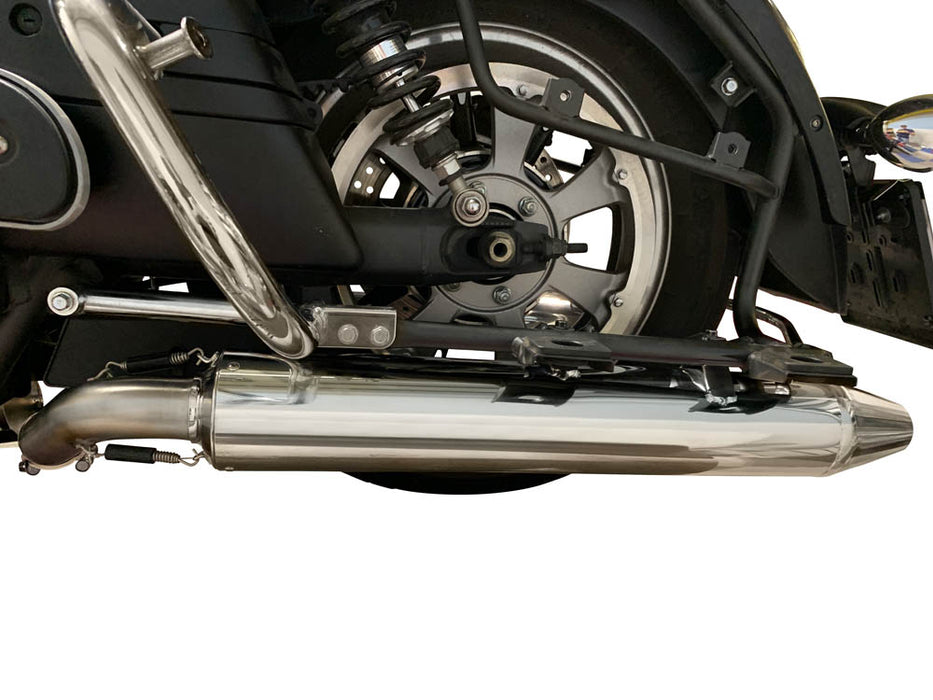 GPR Exhaust Kawasaki Vulcan VN 1700 Voyager ABS 2011-2016, Maxy Deeptone Cruiser, Dual slip-on Including Removable DB Killers and Link Pipes