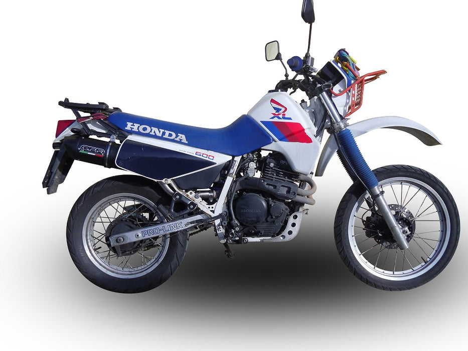 GPR Exhaust System Honda XL600 LM-RM 1985-1989, Furore Poppy, Slip-on Exhaust Including Removable DB Killer and Link Pipe