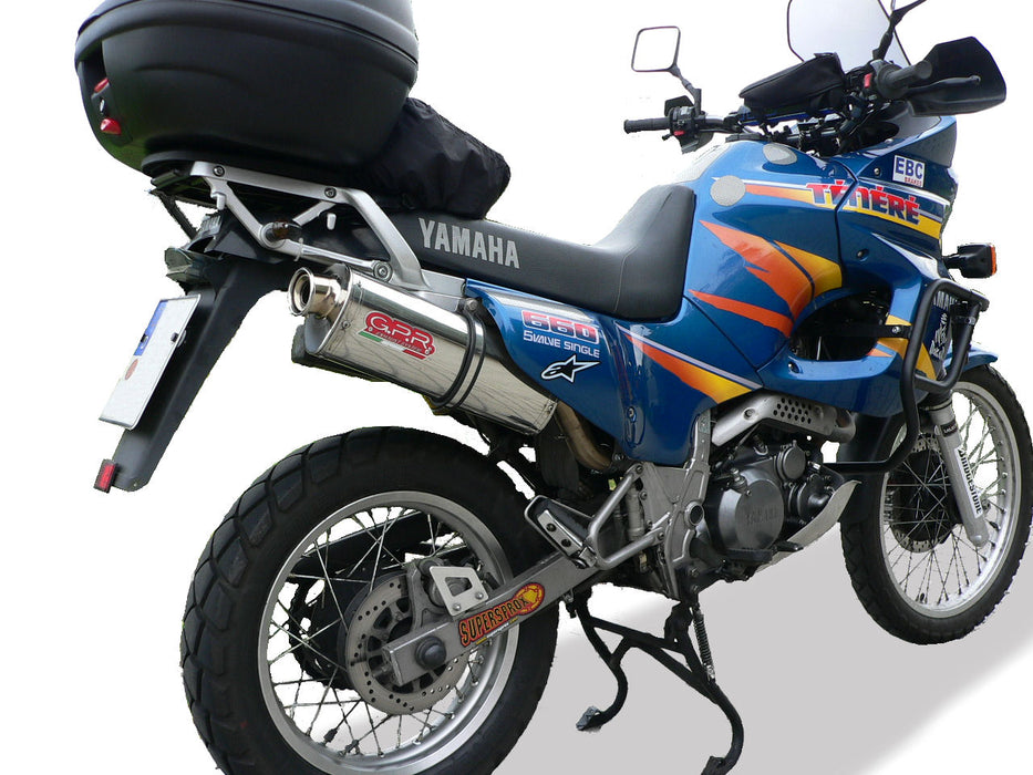 GPR Exhaust System Yamaha Xtz 660 Teneré 1991-1998, Trioval, Slip-on Exhaust Including Removable DB Killer and Link Pipe