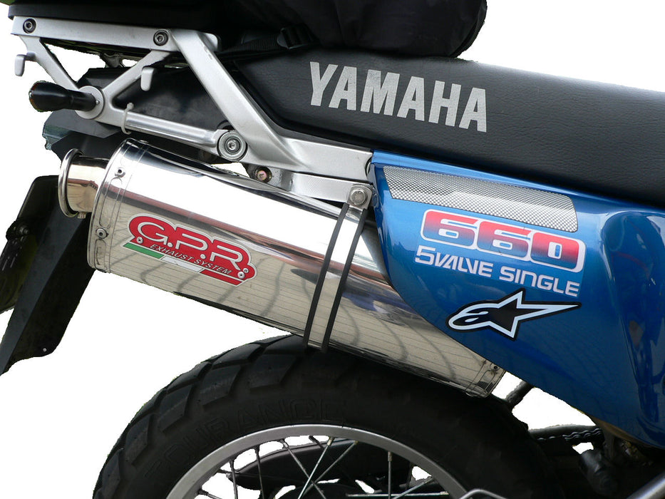 GPR Exhaust System Yamaha Xtz 660 Teneré 1991-1998, Trioval, Slip-on Exhaust Including Removable DB Killer and Link Pipe