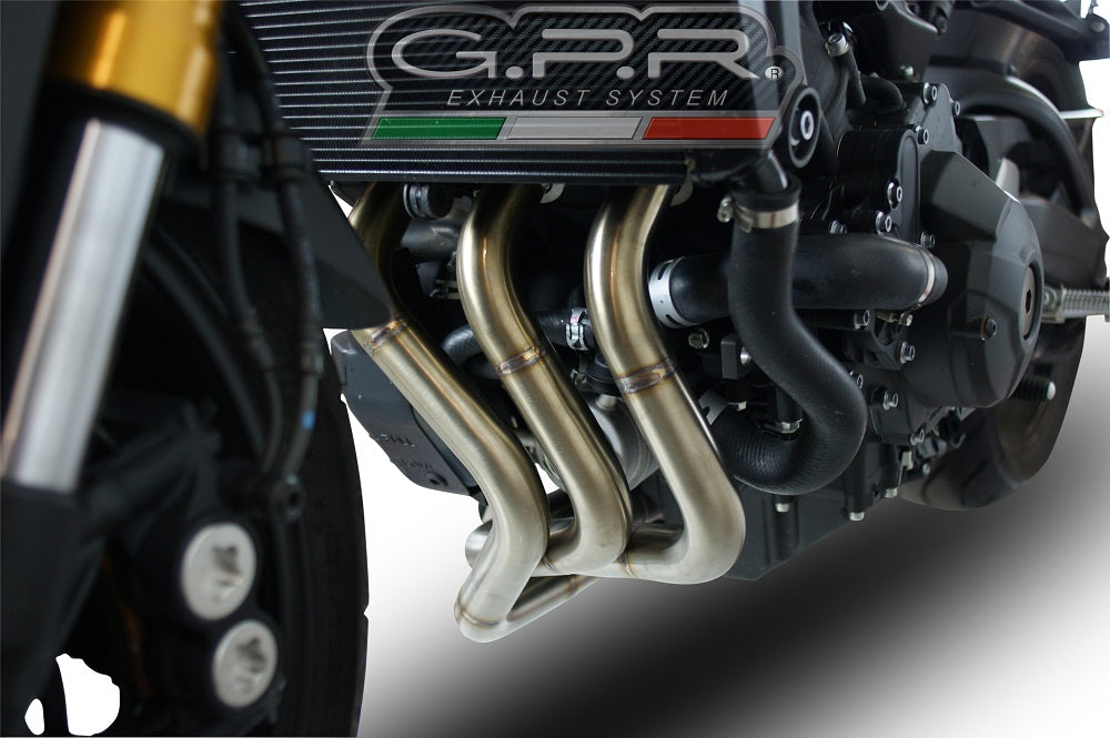 GPR Exhaust System Yamaha Tracer 900 FJ09 TR 2015-2016, Albus Ceramic, Full System Exhaust, Including Removable DB Killer